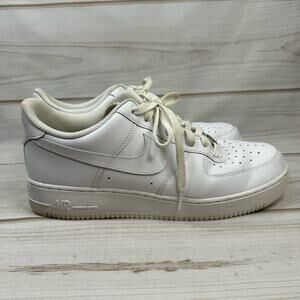 Nike Air Force 1 '07 Low Triple White Sneakers (CW-2288-111) Men's Size 13